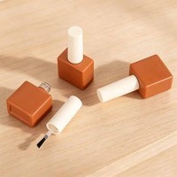 Flacons carrés en verre vides pour vernis à ongles UV de 10 ml, 15 ml, 20 ml avec bouchon et pinceau – Fabrication d'emballages pour vernis UV
