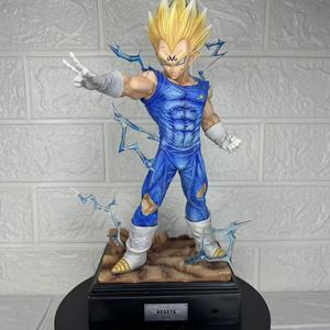 Figura de Acción de Anime Super Saiyan de 30 cm, Estilo Nuevo, Figura de Acción de <span class=keywords><strong>Vegeta</strong></span> de Alta Calidad con Efecto de Rayo, Juguete de Anime - Product Image 2