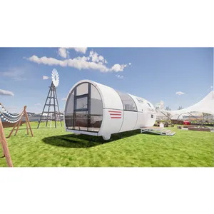 Hot Selling Low Price Manufacturer Supply Luxury Tiny Mobil House Space Capsule Large A Frame House