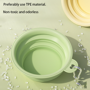 <span class=keywords><strong>2025</strong></span> Atacado Portátil Água Potável TPE <span class=keywords><strong>Silicone</strong></span> <span class=keywords><strong>Pet</strong></span> Bowls Alimentador Ao Ar Livre Dobrável com Logotipo Personalizável Colorido - Product Image 5