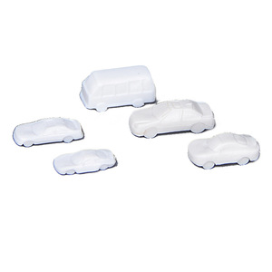 Miniatura di <span class=keywords><strong>auto</strong></span> in plastica simulata, modello di <span class=keywords><strong>auto</strong></span> <span class=keywords><strong>e</strong></span> autobus in metallo pressofuso bianco, materiale per tavolo di sabbia da costruzione 1/500-1/300 - Product Image 5