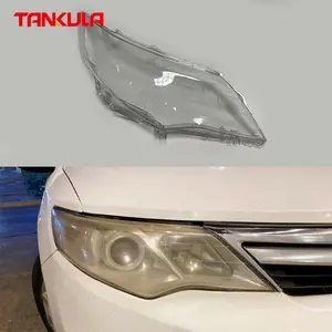 Tampa de lente de farol de carro, de alta qualidade, cobertura de lente de cabeça, lâmpada de farol, capa de lente para toyota camry 2010 2011 2012