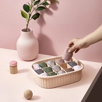 Boîte de rangement pliable en plastique PP WONFUN pour sous-vêtements, soutiens-gorge et chaussettes, organisateur de vêtements pour salon