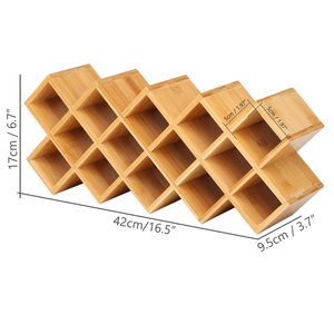 3-tầng gia vị tổ chức miễn phí-đứng Countertop lưu trữ tổ chức Kệ tre gia vị giá tổ chức - Product Image 4