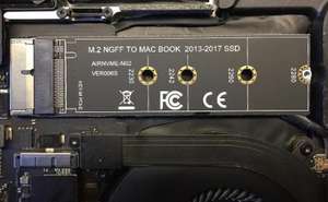 منفذ محول <span class=keywords><strong>M</strong></span>.2 NVME SSD, لأجهزة MacBook Air Pro Retina 2013-2017 NVME/AHCI SSD مجموعة مطورة لـ A1465 A1466 A1398 A1502 - Product Image 6