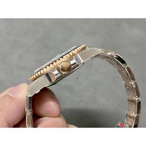 Reloj Drioshipping para hombre, reloj mecánico automático GMT, acero inoxidable, bisel de cerámica azul y rojo, cristal de zafiro, reloj para hombre de 40mm - Product Image 5