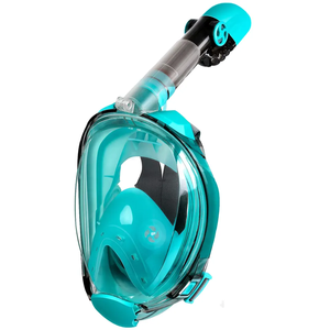Masker <span class=keywords><strong>Snorkel</strong></span> wajah penuh <span class=keywords><strong>Anti</strong></span> kabut, masker selam scuba renang tampilan 180 derajat profesional dewasa harga murah - Product Image 3