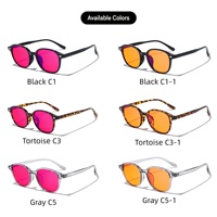 Kacamata Anti Cahaya Biru Sunray Refined Square Oval TR Full Rim Frame Lensa Merah Berwarna Diamond Rivet Slim Temple Unisex OEM
