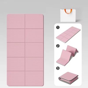 Tapis de <span class=keywords><strong>yoga</strong></span> pliable, écologique, sans odeur, en TPE, <span class=keywords><strong>pour</strong></span> le bureau, la sieste, la maison, le Pilates, la remise en forme, l'exercice, absorption des chocs, antidérapant - Product Image 3