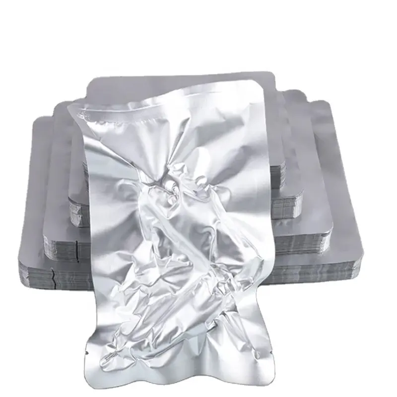 China Factory 3 Seiten Mylar Taschen Aluminium folie Beutel Vakuum Kunststoff Versiegelung Tasche