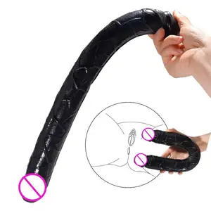 Double Head Dildo Super Long Black Dildo Anal Toys Whip Butt Plug Double Dong Vagina Toy Sex Toy For Women Gay Lesbian Couple