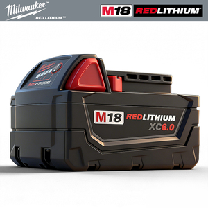 Outils de perçage sans fil RED Battery 18V 6.0Ah Batterie au lithium <span class=keywords><strong>M18</strong></span> Remplacement <span class=keywords><strong>Milwaukee</strong></span> 48-11-1850 48-11-1860 Batteries pour outils électriques - Product Image 1