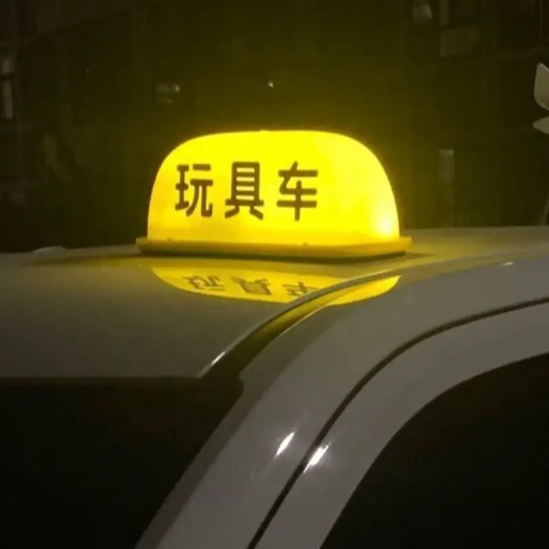 Tùy chỉnh taxi biển quảng cáo hộp Đèn dấu hiệu quảng cáo hàng đầu LED signage ánh sáng Logo Led nhấp nháy xe mái ánh sáng