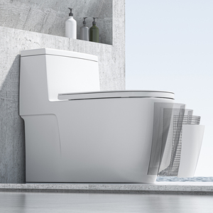 Inodoro de una pieza <span class=keywords><strong>EverClean</strong></span> Finish Rimless Tornado Flush - Product Image 3