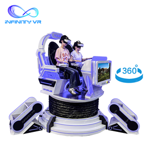 Sản phẩm mới 2025 VR vui chơi giải trí công viên chủ đề thực tế ảo thiết bị 2 chỗ 9D VR trứng chuyển động Ghế 360 xoay VR Arcade máy - Product Image 2
