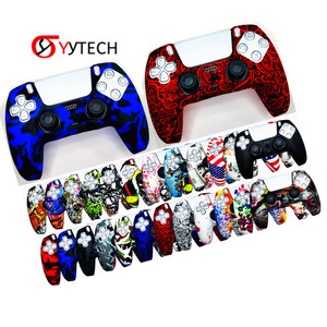 SYYTECH Housse de protection en silicone antidérapante à transfert d'eau pour manette PS5 <span class=keywords><strong>Playstation</strong></span> <span class=keywords><strong>5</strong></span> Accessoires - Product Image 1