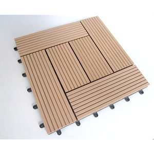 Carreaux de pont personnalisés en <span class=keywords><strong>bois</strong></span> wpc, 30x30cm, lames de sol en plastique Composite, pour l'extérieur, bricolage, livraison gratuite, chine - Product Image 1