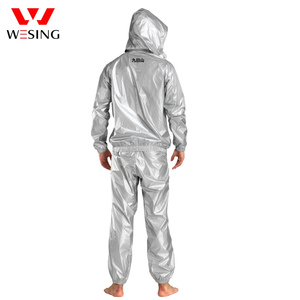 Wesing 2 Pièce Personnalisé Costume Professionnel De Boxe Gym Sport Mens Fitness Sweat <span class=keywords><strong>Sauna</strong></span> Costume - Product Image 4