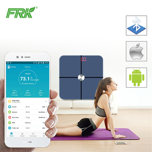 điện quy mô mỡ cơ thể ITO glass LED có thể đo 9 thông số trọng lượng, chất béo %, nước %, cơ bắp %, xương %, BMI & Calorie - Product Image 4