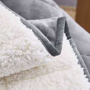 <span class=keywords><strong>Couverture</strong></span> <span class=keywords><strong>lestée</strong></span> matelassée de haute qualité, sans fuites, remplie de billes de verre, <span class=keywords><strong>couverture</strong></span> de gravité en sherpa durable - Product Image 5