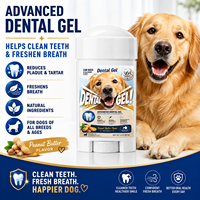 Gel de soin dentaire antibactérien écologique premium sans brosse pour chiens et chats