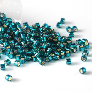Бусины из японских семян с серебряной подкладкой, 11/0 г, вышитые бусины для браслета, стеклянные бусины RR 2 мм, 100 - Product Image 4
