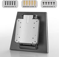 Support d'écran réglable Wearson pour bureau, support d'écran pliable en métal pour écran LCD, VESA 75x75 100x100, montage sur bureau