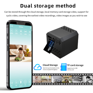 Mini caméra cube F1 pas chère, petite caméra de sécurité domestique CCTV, surveillance des animaux de compagnie, télécommande sans fil, petit caméscope - Product Image 5
