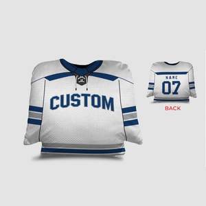 Maillot de hockey sur glace en ligne personnalisé pour hommes Maillots de hockey sur glace à séchage rapide avec broderie d'appliques et logo d'équipe personnalisé - Product Image 2