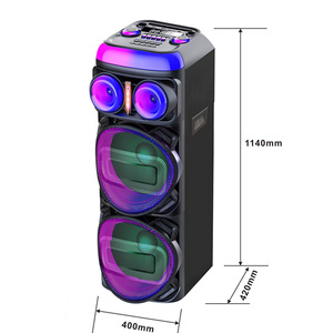 Altavoz Portátil Inalámbrico con Bluetooth, Trolley de 12 Pulgadas, Potente Supergraves, <span class=keywords><strong>Karaoke</strong></span>, DJ, Sonido Activo de Alta Fidelidad, DR-1266 - Product Image 4