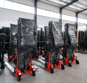 Apilador Hidráulico Manual Directo de Fábrica, 1 Tonelada, 1.6m–2.5m, Carretilla Elevadora con Horquillas Ajustables para Almacén, Fabricante OEM - Product Image 4