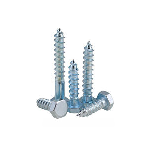 Tornillos Autorroscantes <span class=keywords><strong>de</strong></span> Cabeza Hexagonal <span class=keywords><strong>de</strong></span> Acero al Carbono DIN571, Tornillos <span class=keywords><strong>de</strong></span> Cabeza Hexagonal SUS304 M6 M8 M10 M12, Tornillos Largos para Madera - Product Image 2