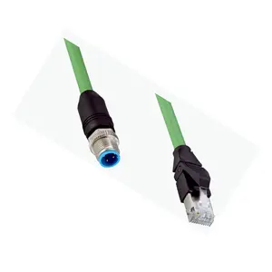 SICK Plug connectors and cables 2113267 YM2D24-200PN1MRJA4