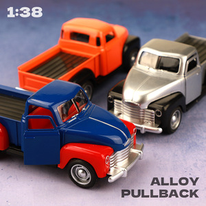 Modèle de voiture rétro classique vintage, camionnette en alliage, jouet de simulation - Product Image 1