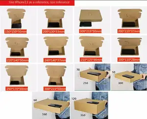 Cajas de papel corrugado con impresión personalizada Cartón reciclado Cremallera Tira de rasgado Embalaje Envío Cajas autosellantes