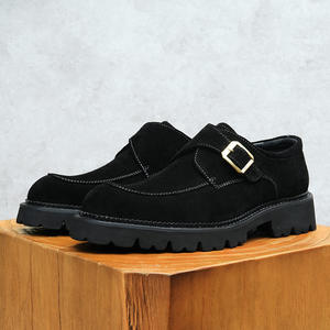 Botas de Cuero Genuino para Hombre, Diseño Clásico, Otoño-Invierno 2025, Cómodas, Impermeables, Antideslizantes, con Punta Reforzada - Product Image 4