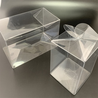 Boîte d'emballage en plastique acétate boîte transparente PVC PET boîte transparente avec verrouillage automatique Auto-Bottom