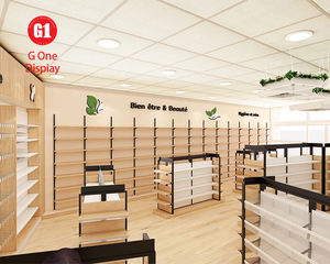 Diseño de Decoración Interior Único para Farmacias con Muebles de Exhibición de Madera con Iluminación LED - Product Image 4