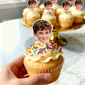 Adornos Divertidos Personalizados para Pastel con <span class=keywords><strong>Avatar</strong></span>, Decoraciones para Postres de Fiesta, Cumpleaños, Despedidas de Soltero, Bodas y Centenarios de Bebés - Product Image 2