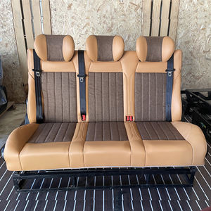 Easy Operate Double <strong>Seat</strong> Microfibre Leather Luxury Waterproof Steel Frame Custom Color Commercial Vehicles Modification <strong>Seat</strong> for - Product Image 1