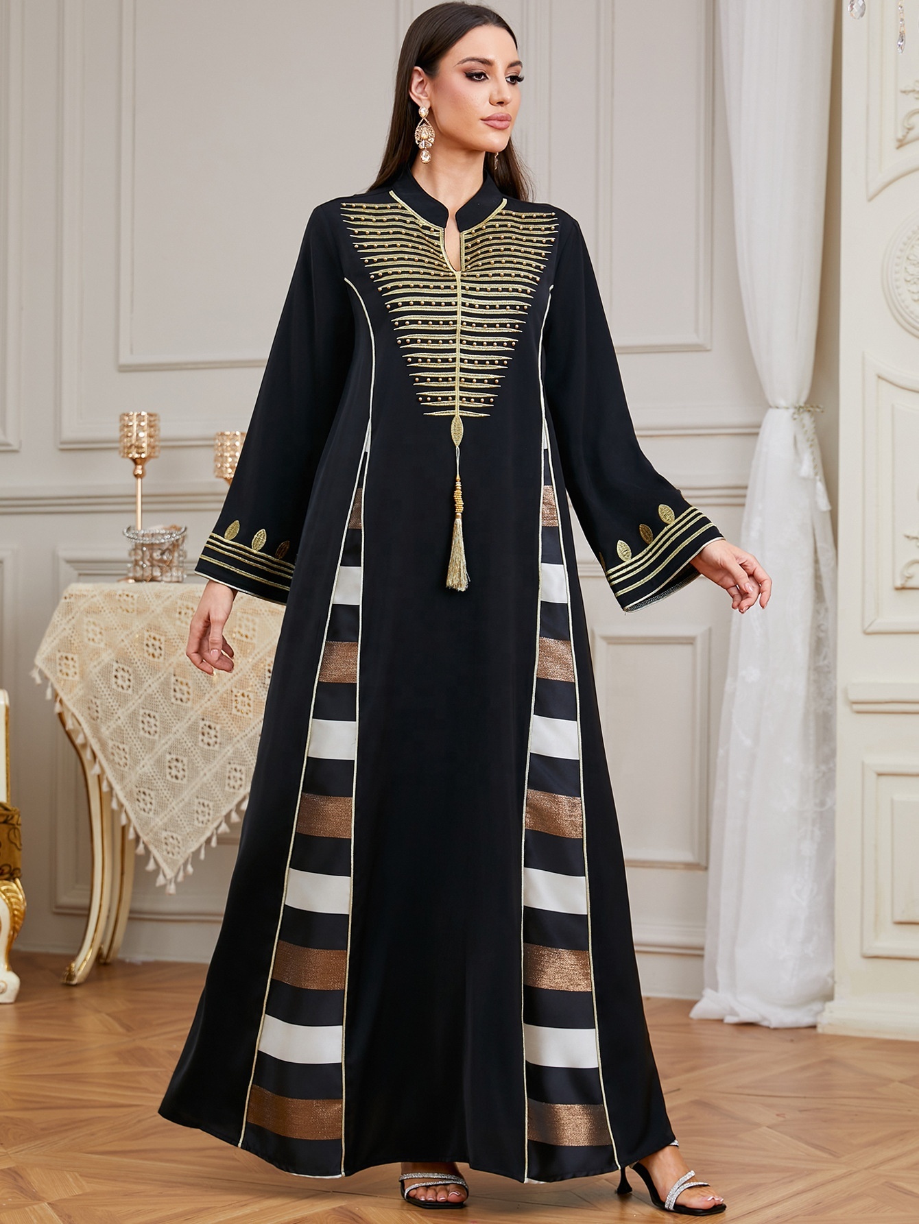 Wholesale Maxi Arabic Party Dress Pearl Embellishments & Plus Size |  Alibaba.com