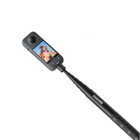 Perche à selfie invisible Insta360 originale de 114 cm, accessoires pour caméra d'action sportive pour X3 Go3 Ace Pro