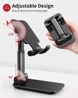 Support de Téléphone Portable et Tablette Réglable, Pliable, Extensible pour Bureau et Table