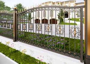 Clôture murale extérieure en fer écologique, revêtement en poudre, antirouille, sécurisée, imperméable, avec un design industriel moderne - NguyenPhong Metal - Product Image 2