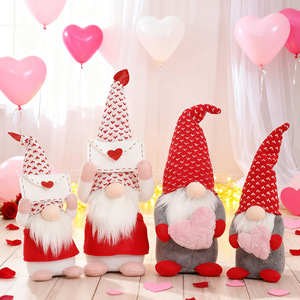 Valentine's Day Decoration Plush Envelope Heart Dwarf Faceless <b>Cloth</b> Old Man <b>Doll</b> Ornament Gift Window Table Decoration - Product Image 5