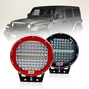 ไฟตรวจสอบรถยนต์ทรงกลม 9 นิ้ว 138-LED 408W ยอดขายดีข้ามพรมแดน, ไฟ LED สำหรับรถออฟโรดและรถบรรทุก - Product Image 1