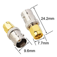 Connecteur Coaxial RF mâle/femelle de haute qualité, connecteurs SMA mâle et femelle