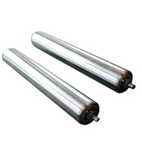 Rodillo transportador personalizado de acero al carbono/acero inoxidable rodillo de gravedad galvanizado/tratamiento superficial de zinc