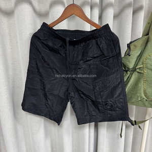 C.P. Pantalones Cortos de Nailon para Hombre con Logotipo de Lente |   Shorts Ligeros Casuales de Playa para Verano |   Secado Rápido - Product Image 6