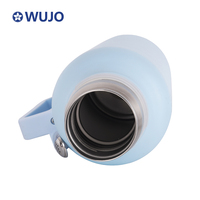 WUJO 1300ml Double Paroi Isolé En Acier Inoxydable Thermos Gourde Sous Vide Yerba Mate Cup Tumbler Bouteille D'eau avec Bombilla